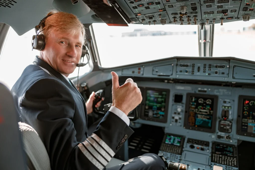 Piloto comercial realizando proceso de convalidación de licencia de piloto en Colombia